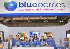 The Asian team of the U.S. Highbush Blueberry Council.